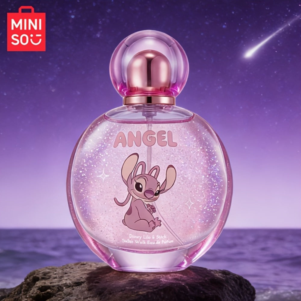 Couple Perfume Set Disney Stitch & Angel — Fresh Floral Natural Extract Fragrance 24-Hour Long Lasting | Stitch, Angie & Sample Styles | Gift for Couples & Disney Fans