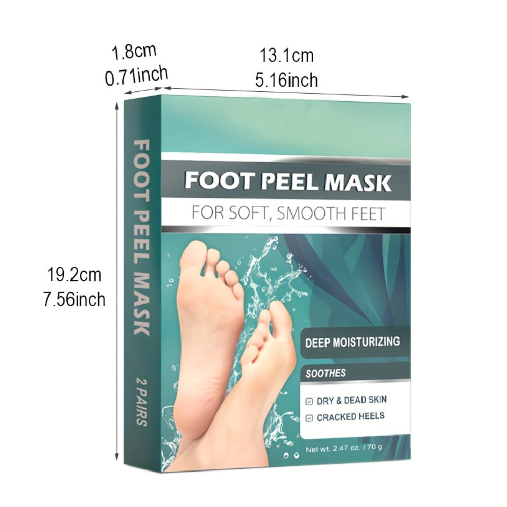 Foot Mask - Exfoliator Off Dead Skin Remover, Firming, Hypoallergenic, for Smoothing, Moisturizing And Brightening Hands And Feet, Reappearance of Tight Skin, Soft Smooth Touch Feet