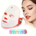 7-color Rechargeable LED Face Mask for Skin Care And Facial Skincare, Perfect for Mother's Day, Thanksgiving, Gifts, Girlfriends, Best Friends, And Mothers