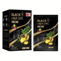 1 Box Of 10 Packs Of Portable Individual Packaging, Black/dark Brown/chestnut/coffee Shampoo-shampoo, Three-in-one Hair Dye Shampoo Natural Hair Dye Deep Cleansing Shampoo, Suitable for Men And Women