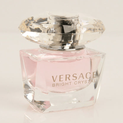 Mini Travel Perfume Spray for Women 5ml | Versace Bright Crystal Eau de Toilette Fresh Floral EDT | Purse Size Sample Gift Stocking Stuffer 0.17 fl oz