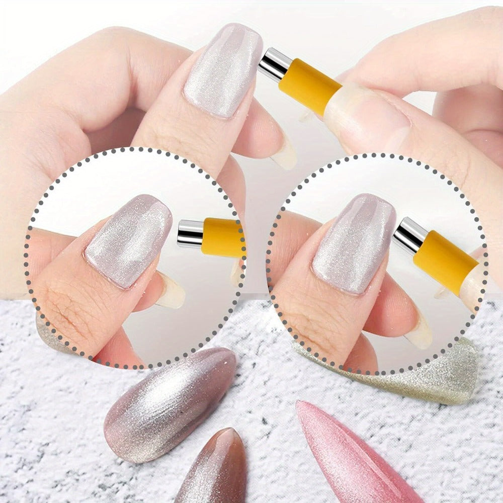 14pcs Cat Eye Magnet Nails UV Gel Polish Magnet Pen Nail Art Pen Tools
