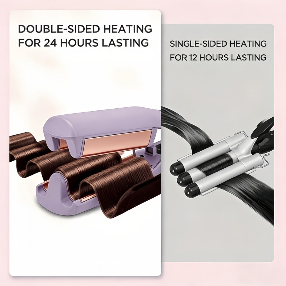32mm Women's Curling Iron, 30-second Rapid with Adjustable Temperature Settings, Creates Long-lasting Deep U-shaped and M-shaped Curls, Delivers Salon-level Smooth Results, a Gift for Her, Mother's Day Gift