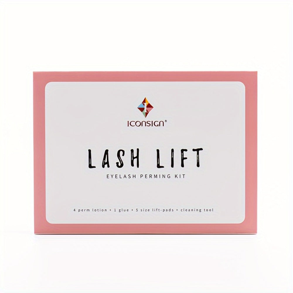 ICONSIGN Lash Lift Kit, Calia Perm Eyelash Enhancer Makeup Tools, Lifting Eyelashes Lasting 6-8 Weeks