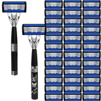2 handles + 36 blades