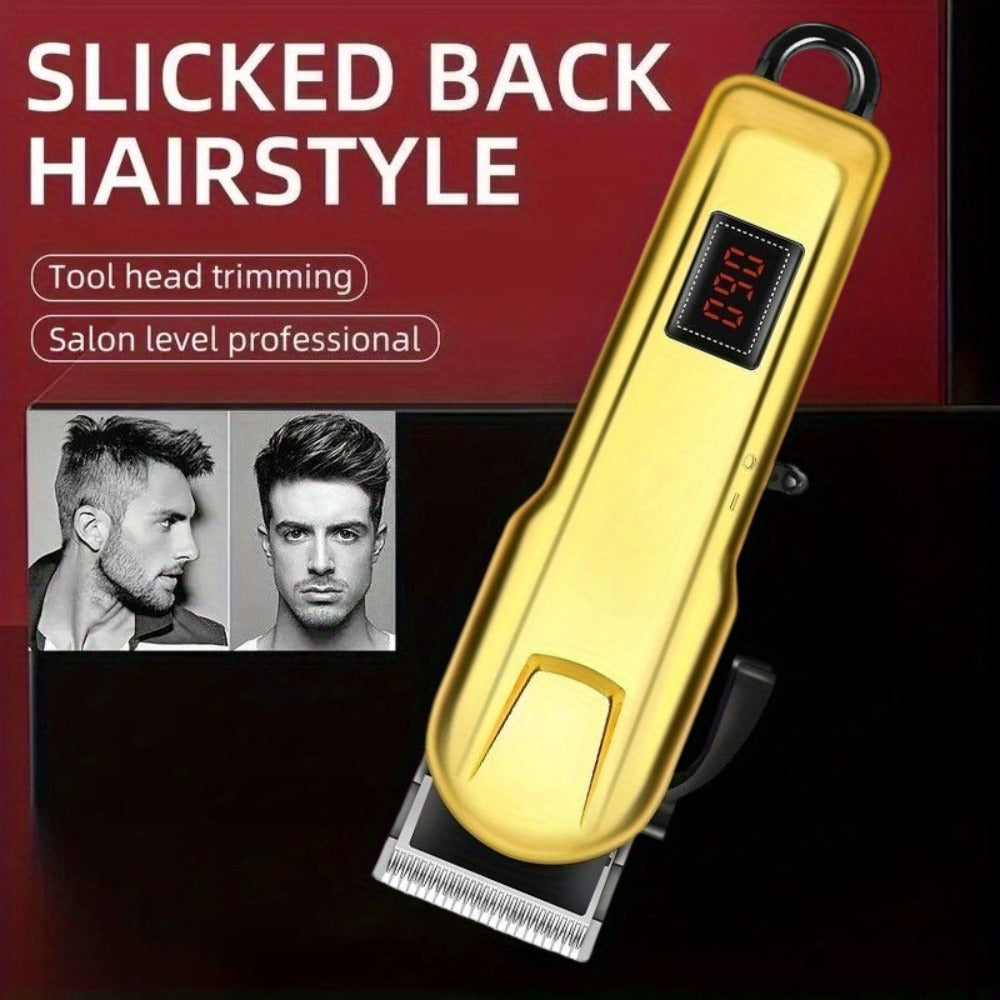 Professional Hair Clipper Set for Men, Featuring an Adjustable Alloy Blade, Quick USB Charging, Suitable for Home Use, Salons, And Travel. A Perfect Gift for Husbands, Boyfriends, Fathers, Or As a Christmas Present