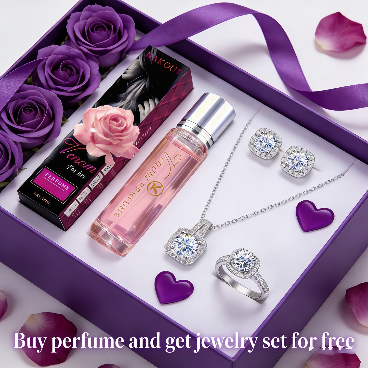 2pcs (Perfume + Accessory), A Must-Have for Women, Perfect for Daily Wear Or Dates, Lasting Scent 6-8 Hours, A Surprise Gift Designed for, Pheromone Perfume, Valentine's Day Gift for Her, Ideal Present (Gift Box Not Included)