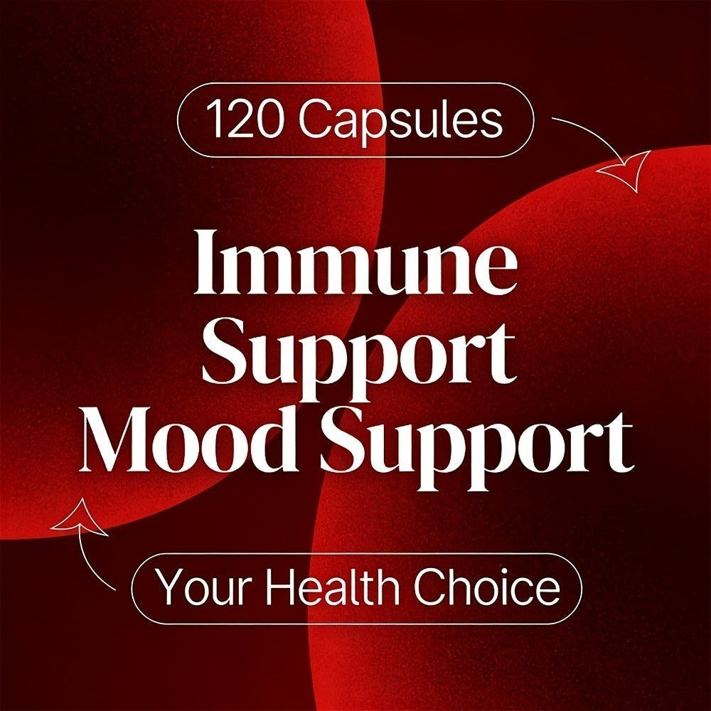 Natural Dietary Supplement Containing Ginseng, Maca, Saw Palmetto, Etc. - 120 Capsules