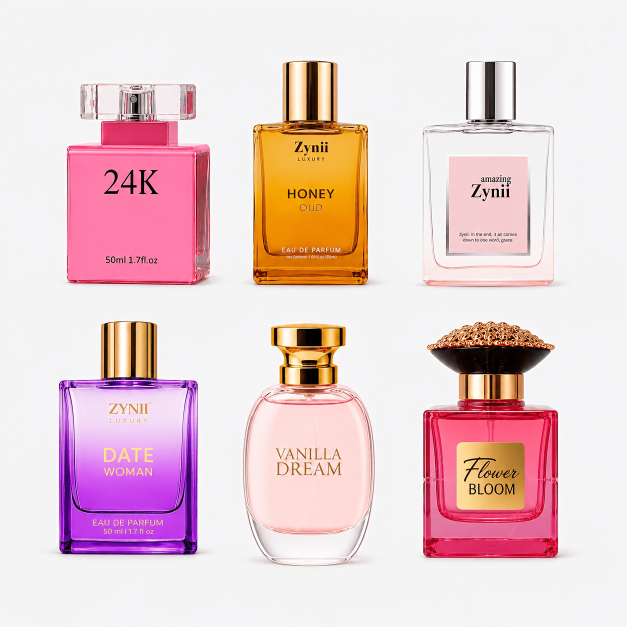 [Valentine's Day Gift] 5 Scents to Choose From. 24K Women's Perfume, Honey Oud Perfume, Sweet Fruit Scent Long-Lasting Fragrance, Citrus, Laurel And Musk Notes, Especially Pleasant Smell, Suitable for Daily Use, Essential for Dates And Parties, Valentine'