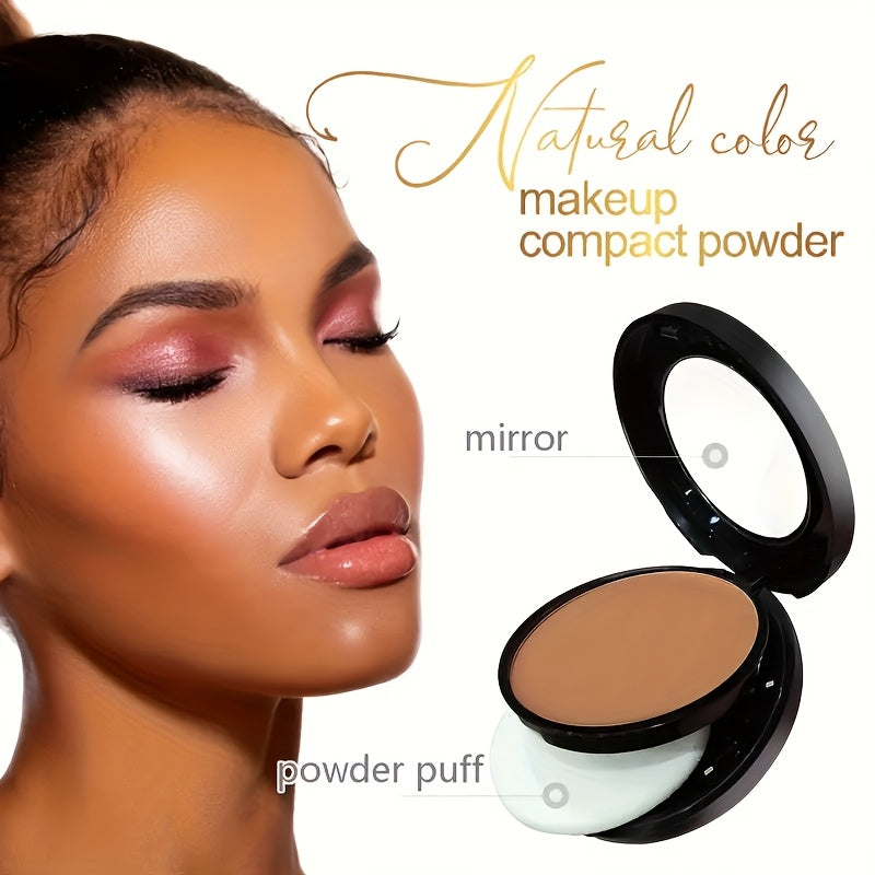 [Matte Setting Powder] Waterproof Sweatproof Setting Powder Palette, Matte End, Buildable Coverage for All Skin Tones, Brightening And Contouring Effect, with Plant-Derived Squalane, Makeup for Women
