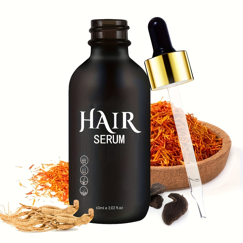 2.03oz Hair Nutrition Essence + A Roller Tool Set, Scalp Nutrition Essence, Apply to The Scalp, for Beard, Hair, Suitable for People with Sparse Hair