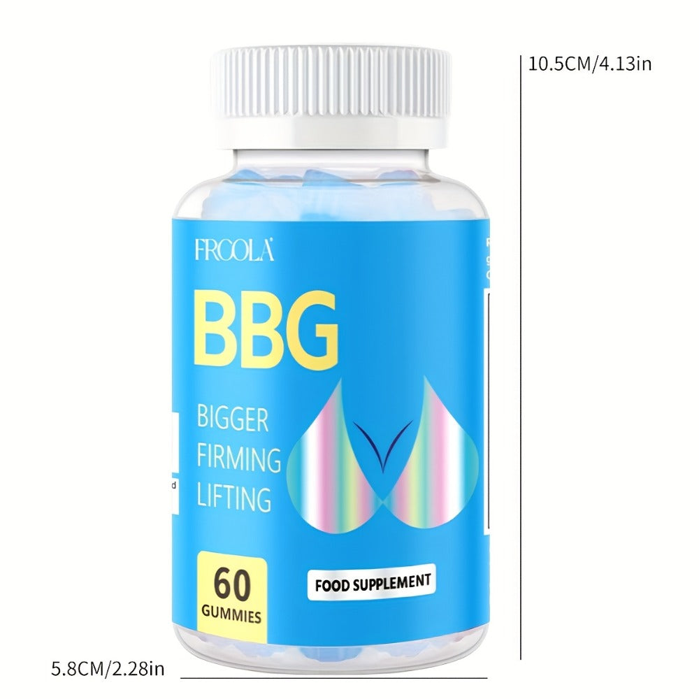 BBL 60 Gummies for Women, Exuding Feminine Charm, Confident And Shining, Strawberry Flavored