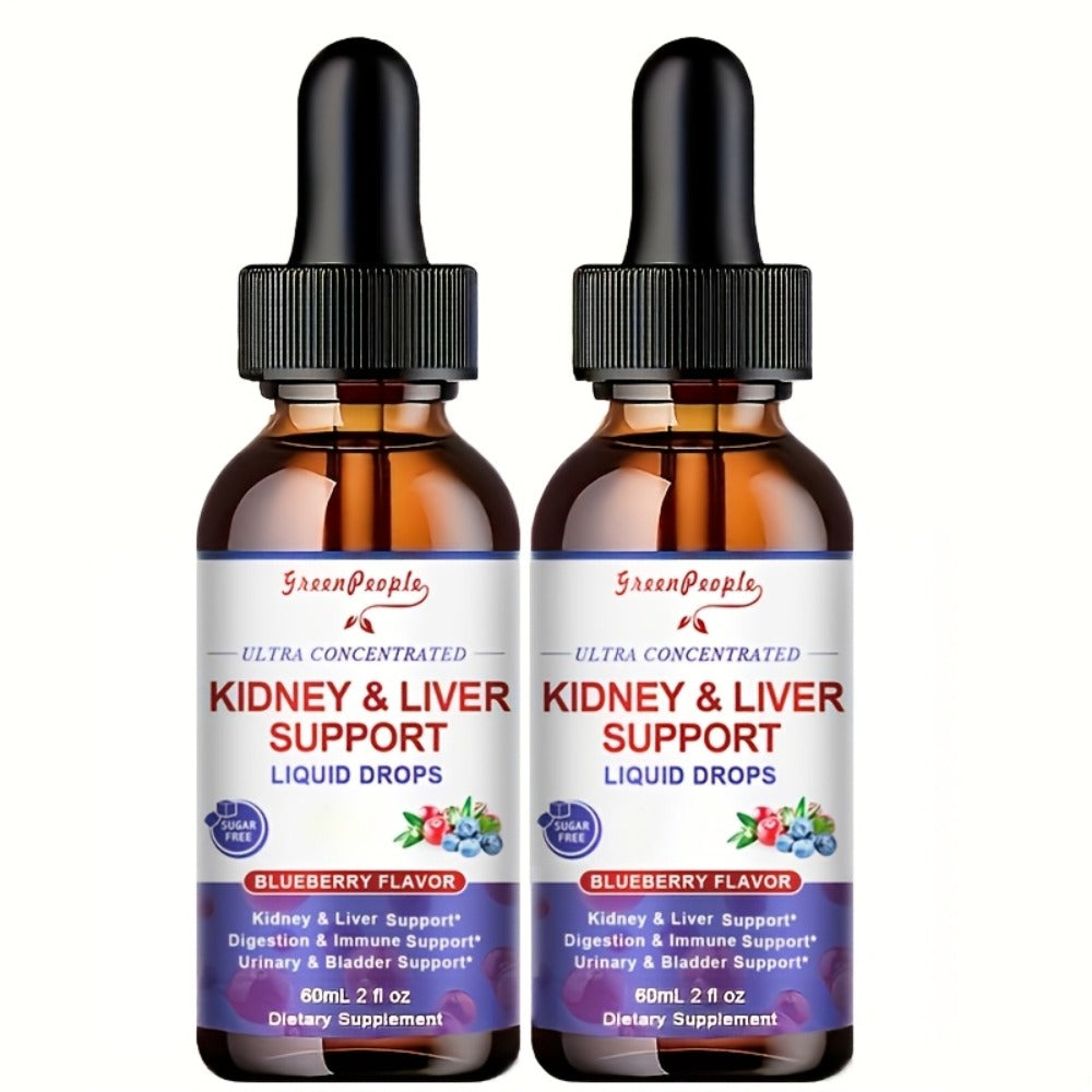 [Vegan Kidney Liver Support] Greenpeople 27-In-1 Vegan Kidney And Liver Health Support Supplement - Alcohol-Free, Natural Herbs, And Milk Thistle | Healthy Liver And Kidney Function. Carefully Selected Ingredients for Balanced Health