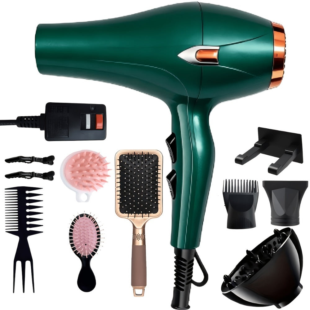 MORFONE All-in-one High-end Home Professional Hair Dryer. A Hair Dryer Set with Various Accessories Such As A Comb, Hair Clip, And Nozzle. Suitable for Family Or Travel Use- Hair Care Festive&Festival Gift for Loved Ones