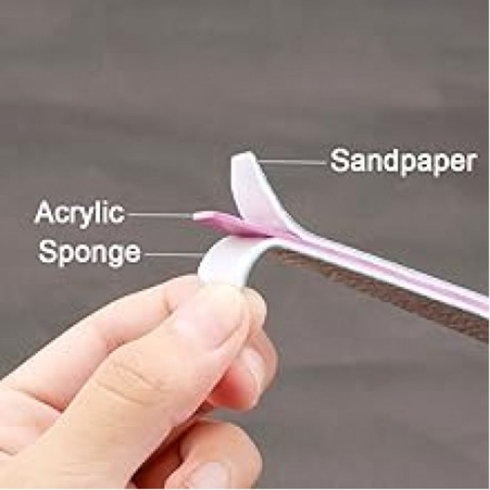 20/35pcs Professional Nail Files & Buffers - Heavy//Dusk/Dinner Bell (100/180 Grit) Double-Sided Sanding Boards, Reusable Polishable Blocks for Manicure, Pedicure - Suitable for & Salon Use, Non-Removable Abrasive Faces