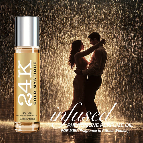 0. 34fl. oz Roll-On Pheromone Perfume Oil Cologne for Men Attract Women Fragrance Travel-friendly Design