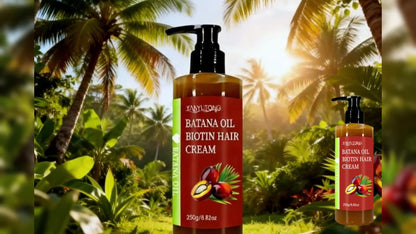 Batana Oil Set 3-Piece from Honduras - Dr. Sebi Cold Pressed Unrefined Batana Oil, Hair Mask & Carrier Oil, Deep Moisture, Prevents Breakage, Dry Hair