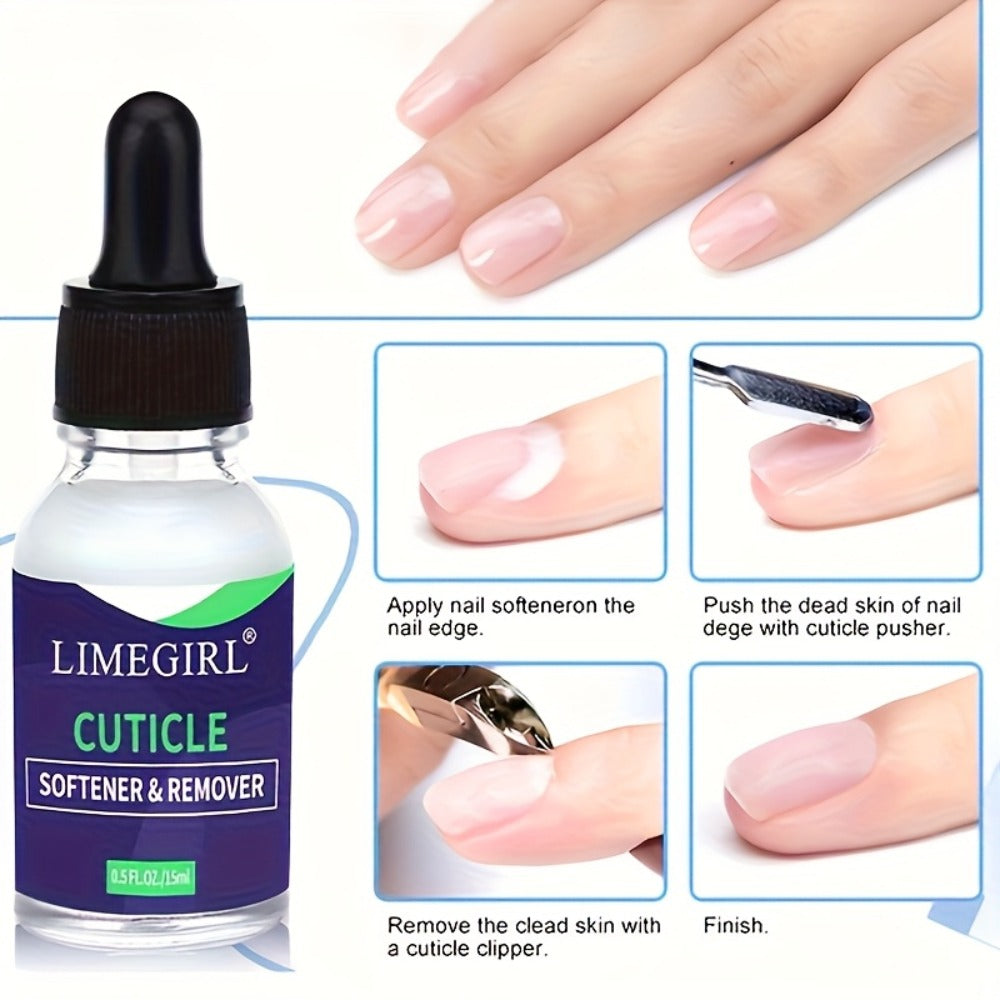 3-Pack Nail Art, Dead Skin Softening, Nail Anti Backstabbing, Finger Trimming, Nail Salon Care Tools, Nail Oil