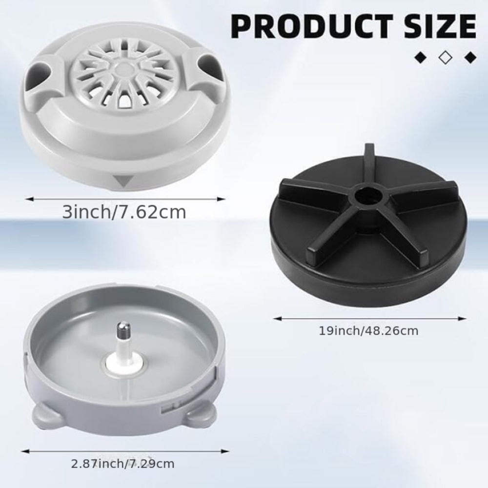 Magnetic Jet Head Motor for Pedicure Spa Chair Replacement Part with Propeller And Cap Pipeless Design for LURACO Durable Plastic Construction Easy to Clean Ideal for Hard Floors Spa Chair Motor Replacement Rotating Jet Head 4 Pin