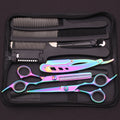6. 0'' Stainless Steel Hair Cutting Scissors, Thinning Shears, Hairdressing Comb, Razor Set for Salon And Home Use, Dropshipping C1001