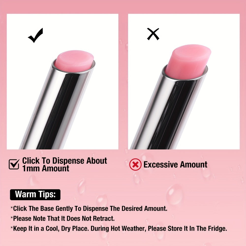 Lip Balm Set 4pcs Waterproof — Long-Lasting Moisturizing & Nourishing with Vitamin E Oil & Plant Oils for Dry Chapped Lips, Women's Lip Care Gift Set