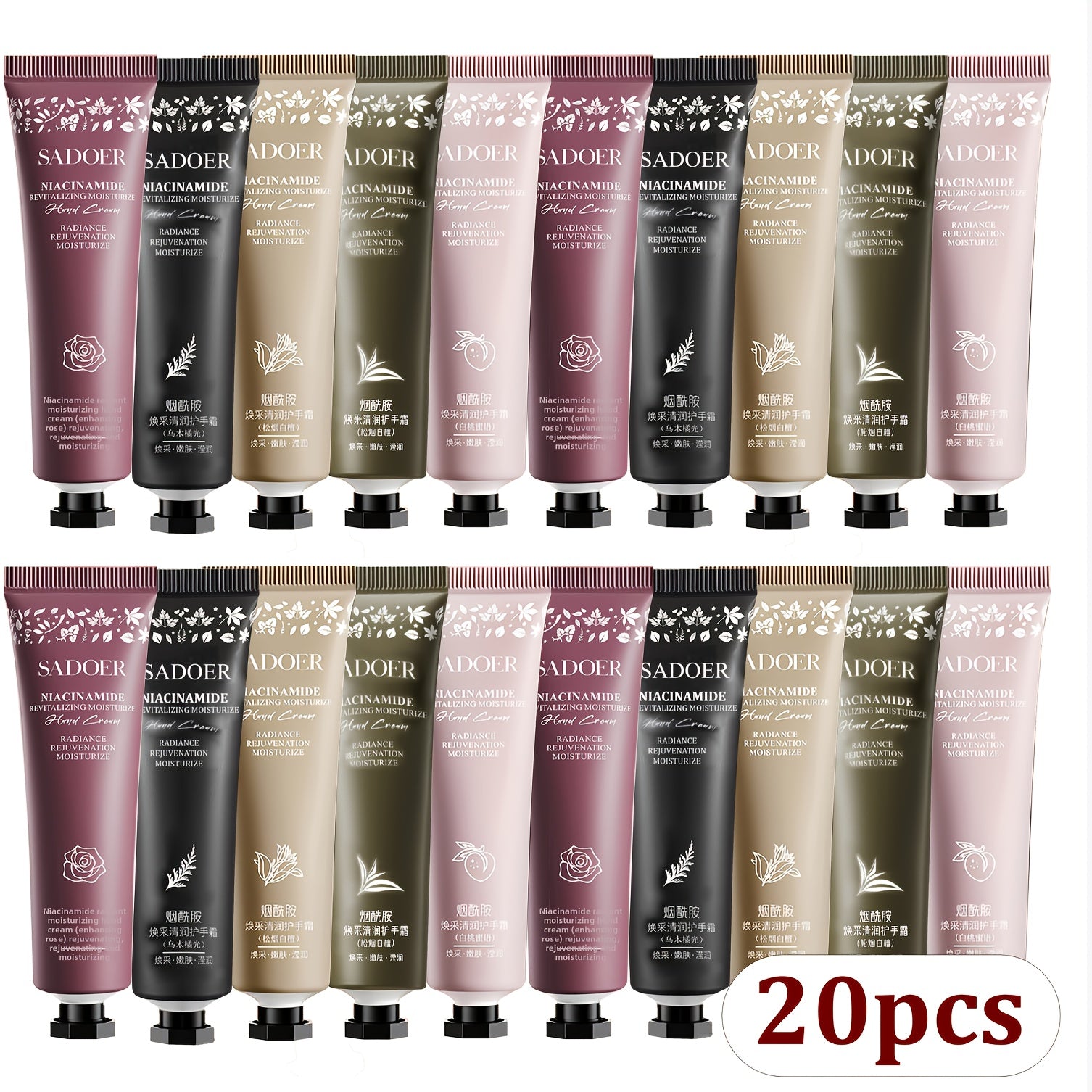 Hand Cream Gift Set Moisturizing Lotion for Dry Cracked Hands - Travel Size Scented Body Care 10/20/30 Pcs for Women Men Fall Winter Gift