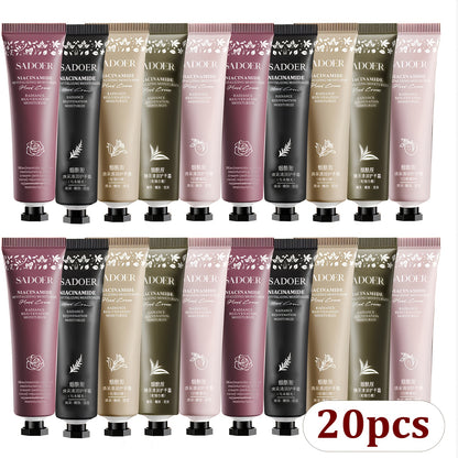 Travel Size Hand Cream Set 10 20 30pcs Scented Moisturizing Lotion — Deep Hydration for Dry Cracked Hands & Body, Nourishing Portable Mini Hand Lotion Gift Set for Women Men Fall Winter Holiday