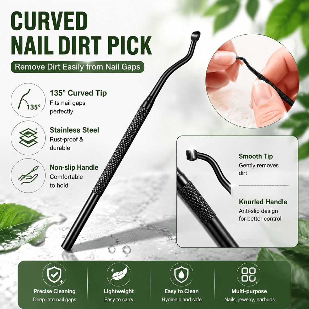 7pcs Men's Special Heavy-duty Nail Care Tools for Adults. Suitable for Thick Toenails. Black Classic Handle. Ergonomic Stainless Steel Nail Clipper. Professional Foot Care Tool Set. Includes Nail File, Cuticle Clipper And Beauty Tools. Good Quality.