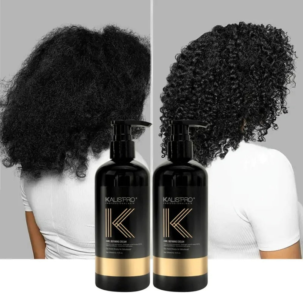 Curl Styling Cream 300ml Enhances Curls Frizz Control Moisturizing Long-Lasting Antistatic Non-Irritating Scalp-Safe Curly Hair Serum for Men and Women Natural Curl Definer Hair Styling Product