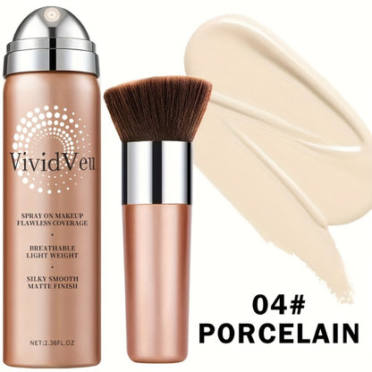 Air Cushion Foundation 2.0 - High Coverage Lightweight Matte Finish, Nourishing Moisturizing Formula, Natural Nude Look, 4 Shades