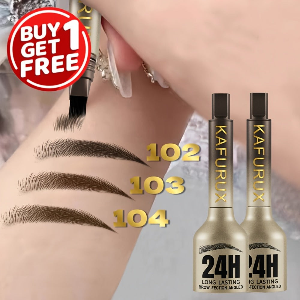 Long-Lasting Waterproof Eyebrow Pencil 2pcs Set - Sweatproof Brow Makeup with Eyebrow Powder & Setting Formula, Easy to Use, Brown, Earth Tone & Black Eye Makeup for All Skill Levels
