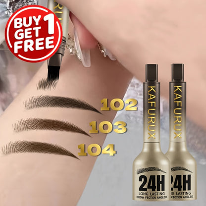 Long-Lasting Waterproof Eyebrow Pencil 2pcs Set - Sweatproof Brow Makeup with Eyebrow Powder & Setting Formula, Easy to Use, Brown, Earth Tone & Black Eye Makeup for All Skill Levels