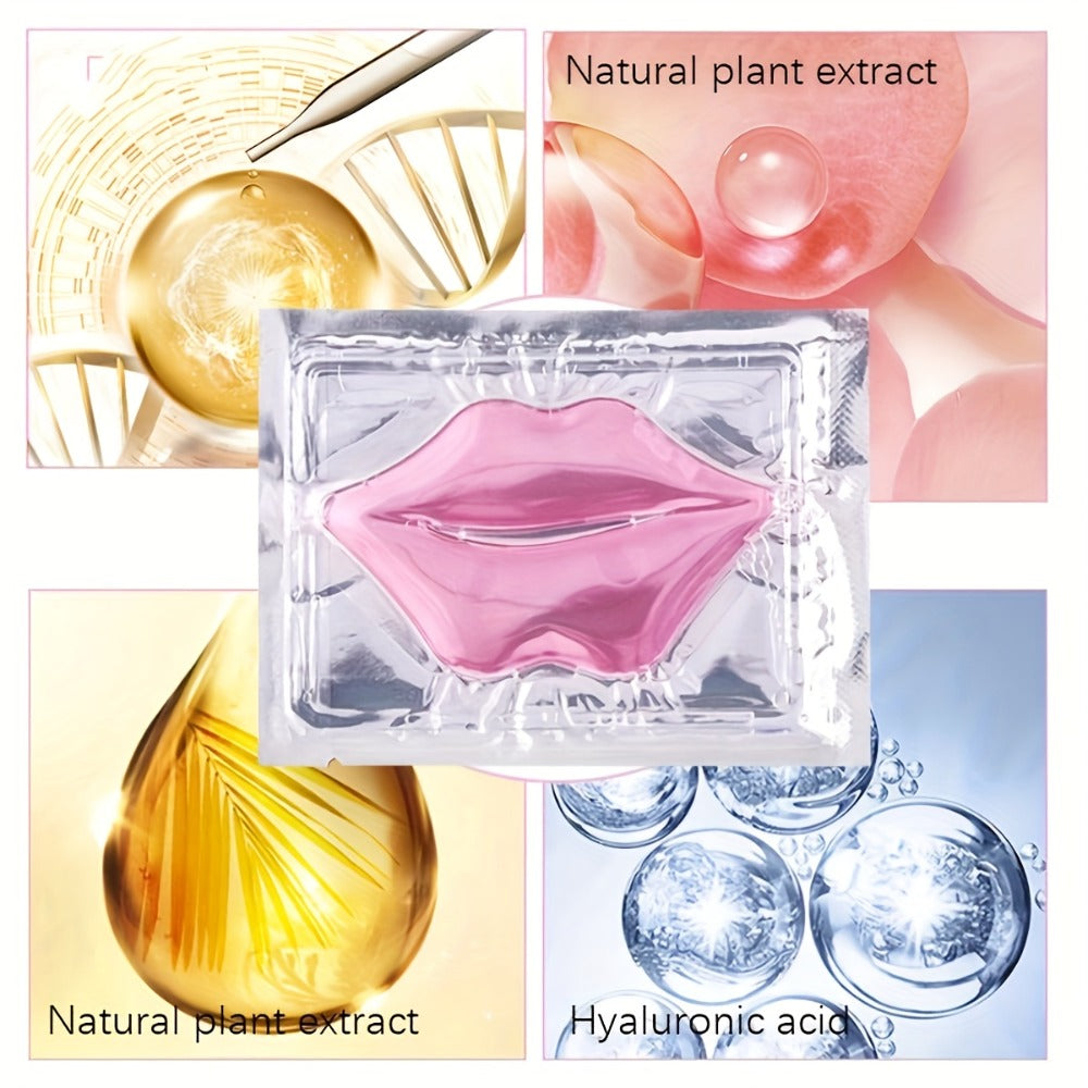 15pcs Hydrating Pink Lip Mask - Moisturizing & Nourishing Your Lips, Gentle for All Light Beige Types, Perfect Gift for Women