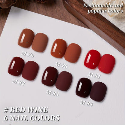 Gel Nail Polish Set 6 Colors Jelly Nude Pink Translucent Soak Off LED UV Gel Nail Kit Photo Frame Bottle Gift for Women Home Salon DIY Manicure