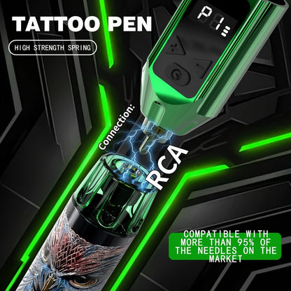 Tattoo Kit Complete Set INKSOUL TM-91 Tattoo Machine Gun Kit Professional Tattoo Equipment & Supplies for Beginners and Artists All-in-One Starter Kit