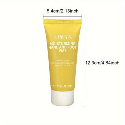 Foot Wax Moisturizing 3PCS Niacinamide Deep Hydrating Foot Cream Mask - Softening Cracked Heel Treatment for Dry Feet Men & Women Foot Care