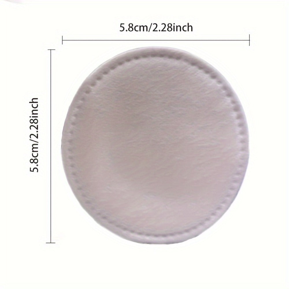 300pcs/600pcs Thicker Round Cotton Pads, 100% Cotton Makeup Removal Cotton, Gentle and Softer, Double-Sided Use, Hypoallergenic, for Wet & Dry Use, Ideal for Face & Eye Cleansing, Toner Application, Nail Polish Remover