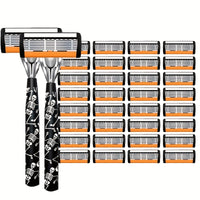 2 Handle + 32 Blades