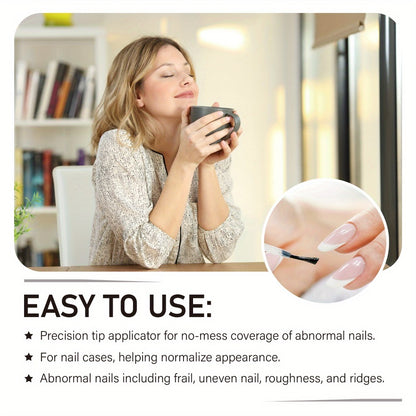 Nail Strengthening Liquid – Anti-Yellowing Extra Strong Formula, Softens & Moisturizes Nails & Cuticles, Keeps Nails Smooth & Shiny, Daily Care for Men & Women