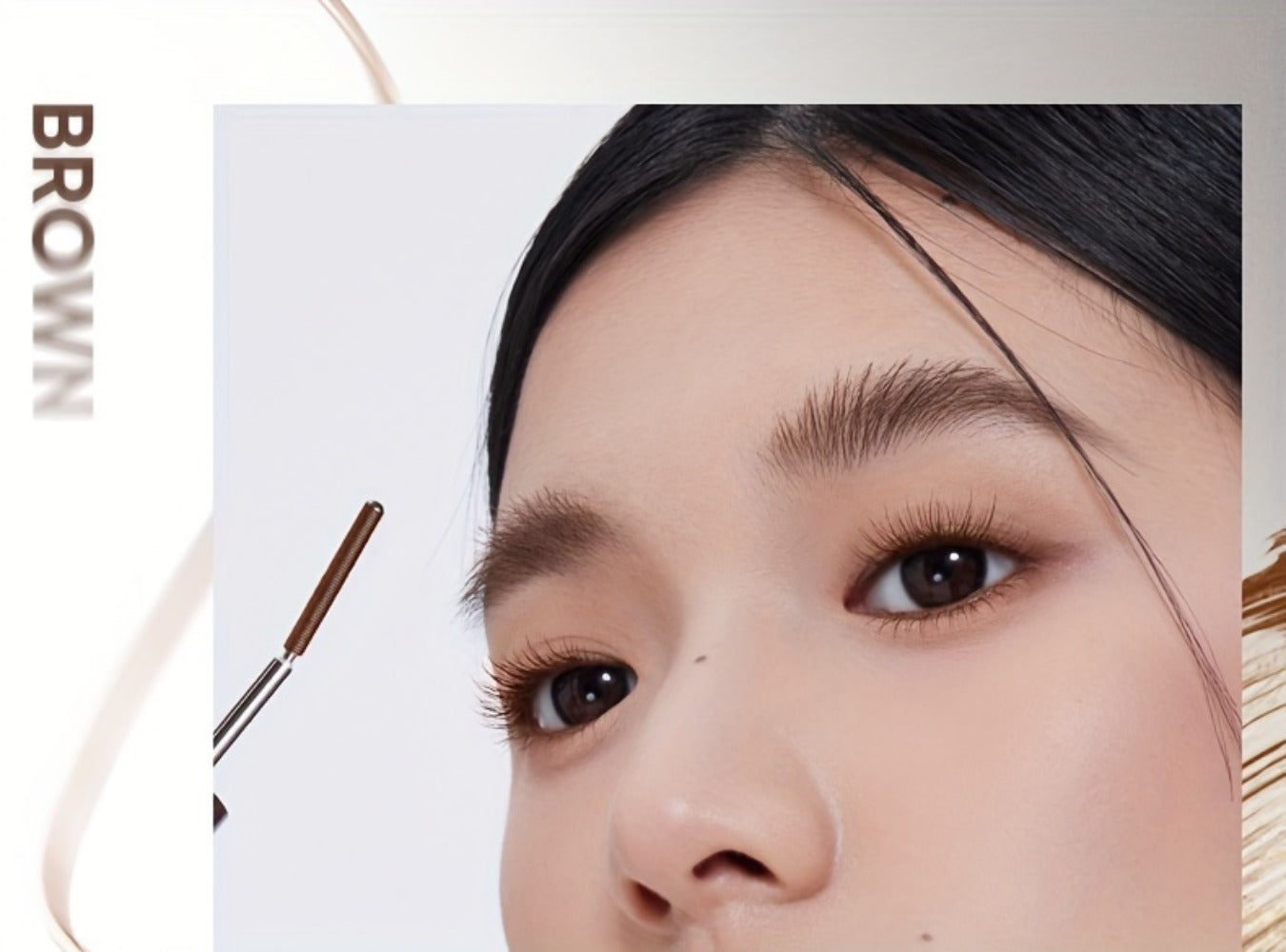 3D Curling Mascara — Volumizing, Waterproof & Smudge-Proof Eyelash Wand, Long-Lasting Nourishing Formula, Suitable for All Eye Types, Korean Makeup Style, Black & Brown, Curling & Precision Design