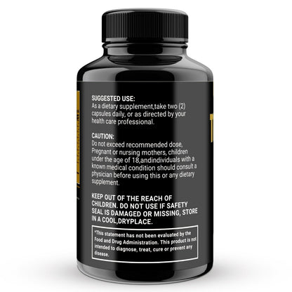 Tongkat Ali Testosterone Supplement for Men — 5 Bottles 300 Capsules with Horny Goat Weed, L-Arginine, L-Citrulline & Ashwagandha | Male Energy, Strength & Vitality Formula