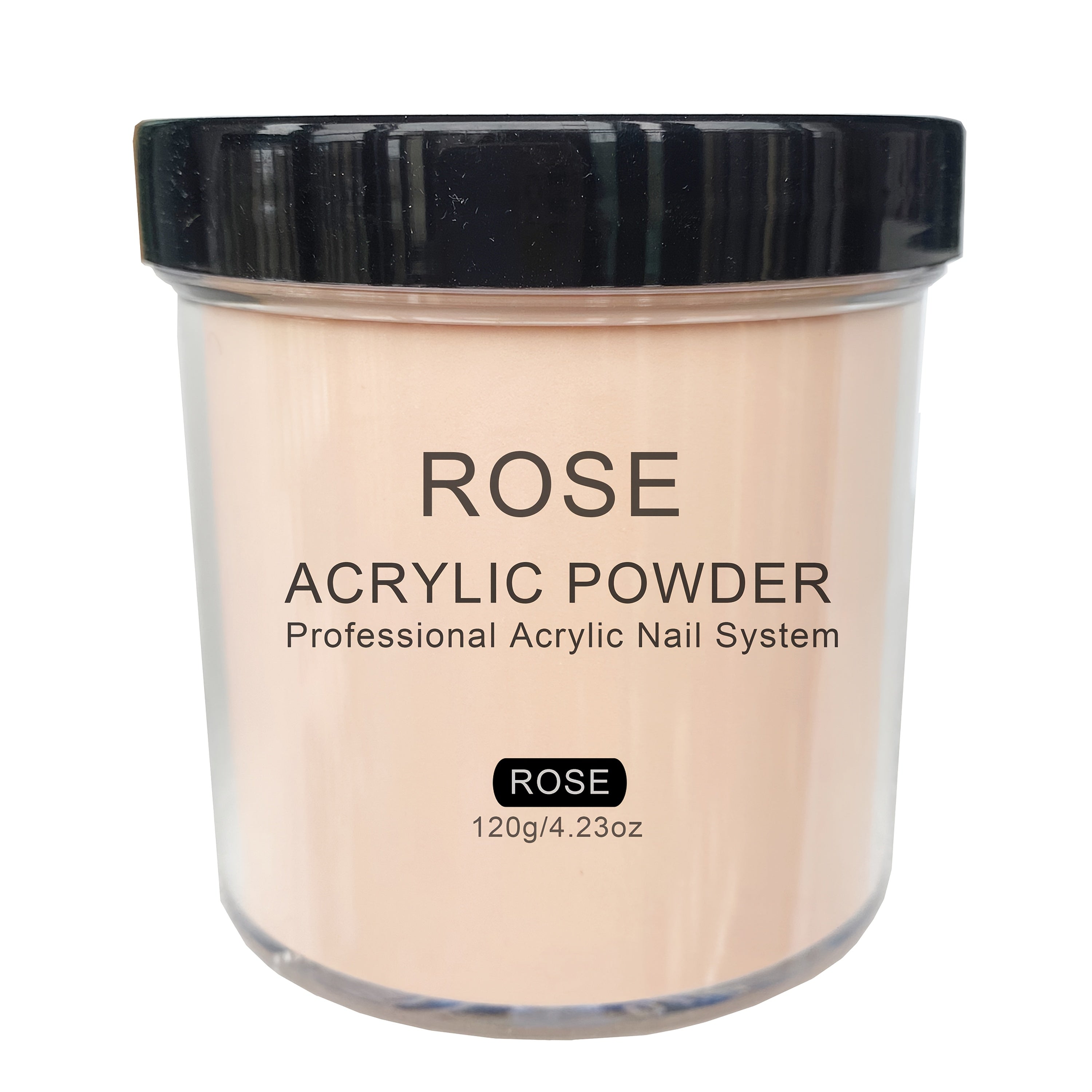 Professional Acrylic Nail Powder System - 4oz Rose, Peach, Almond & Natural Pink for Extensions, Sculpting & 3D Art, Formaldehyde-Free, No Lamp Needed, Comes in Durable Container or Box, Sleek Design for Nail Tech Supplies, 3D Nail Art | Professional