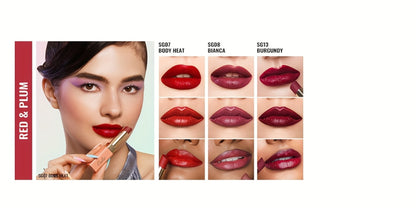 Nude Lipstick Set Oulac Satin Finish - Lightweight Moisturizing Full Coverage Lip Color, Cream-to-Satin Formula, 12g Each, Gift-Ready for Women All Skin Tones (LT-SG Nude Set 2 & 3)