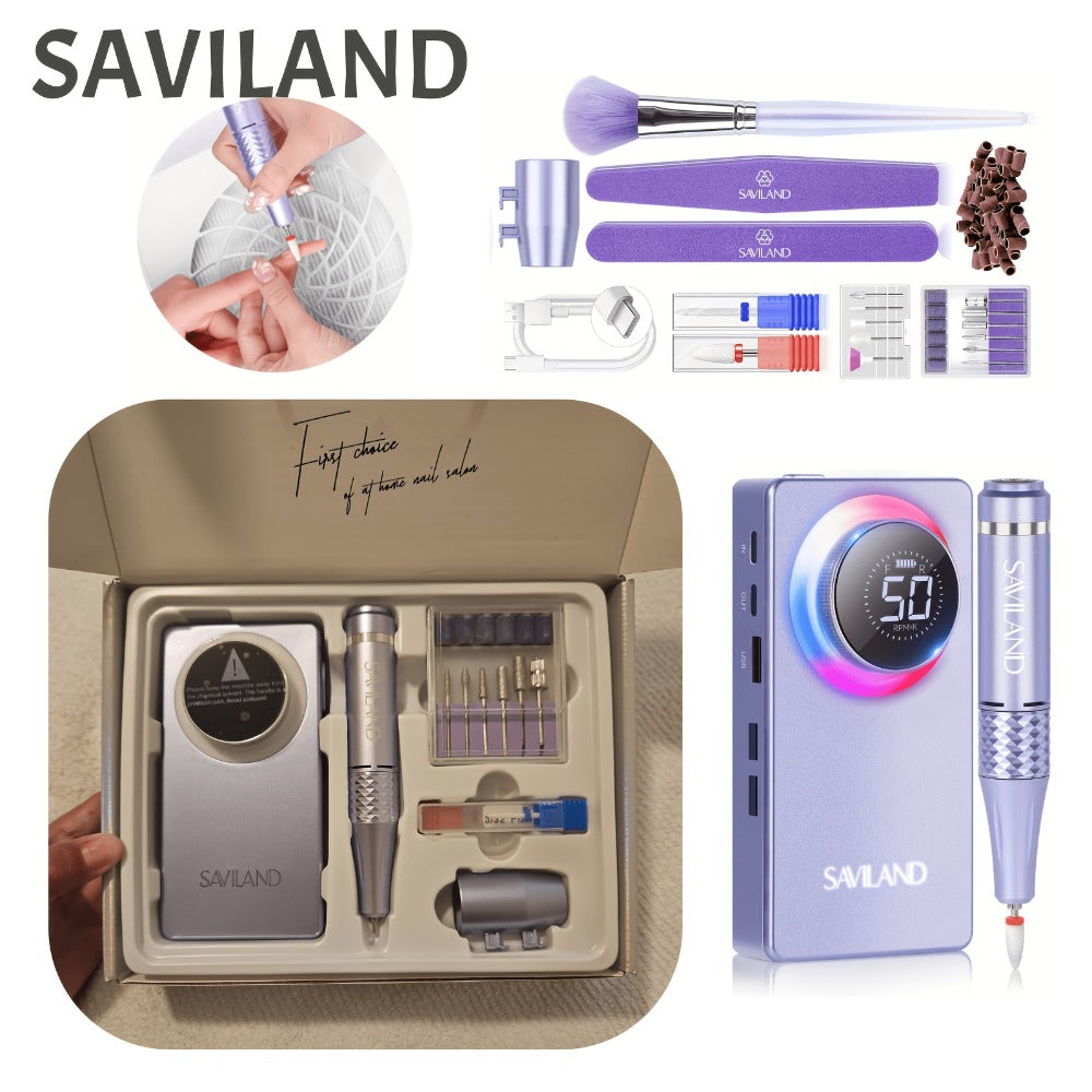SAVILAND Purple Nail Polish Machine