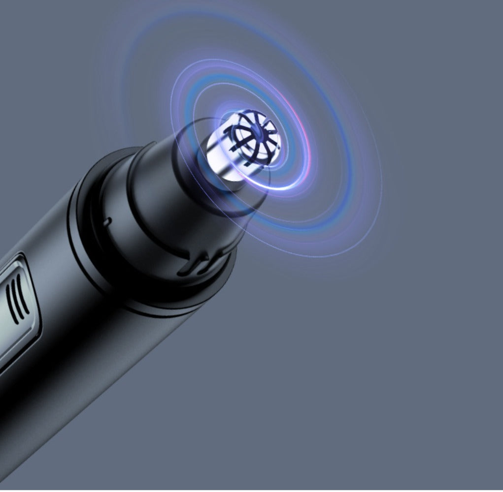 Electric Nose Hair Trimmer, Painless Facial Hair Removal Device for Men And Women - with LED Display Screen, USB Charging, Suitable for Trimming Nose Hair, Ear Hair, Eyebrows, Etc