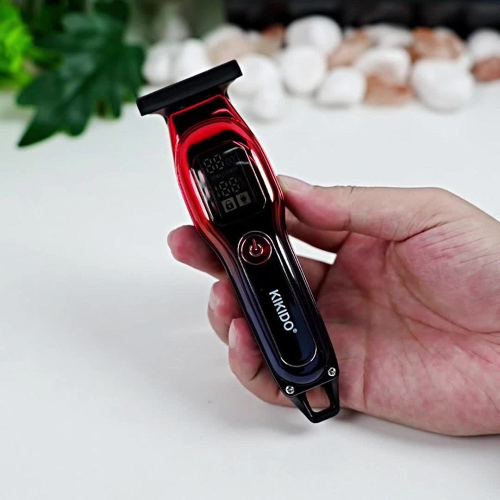 Electric Hair Clipper - Portable, USB Fast Charging, 2 LED Display Screen, Interchangeable Comb for Precise Grooming, Essential for Travel And Home Use, Rechargeable Hair Trimmer