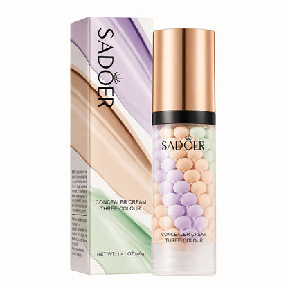 Face Primer 3-in-1 Multi-Color Protective Makeup Base 2pcs – 8-Hour Long-Lasting, Moisturizing Non-Greasy Semi-Sheer Foundation, Smooth Skin Finish, All Skin Types