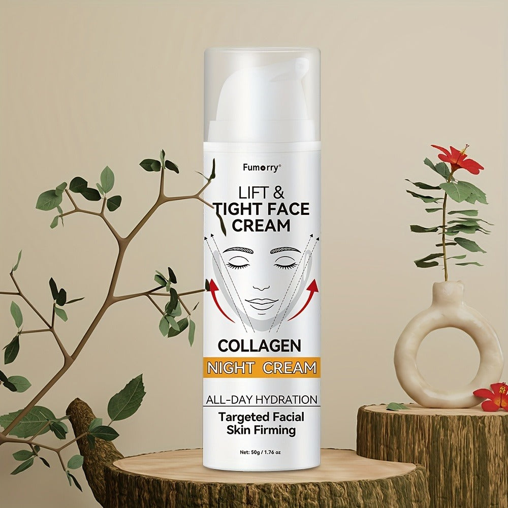 Collagen Lift & Tight Night Cream, Firming Face Cream | Hydrating Cream | Moisturizing Cream, Snail Mucin Soft & Elastic