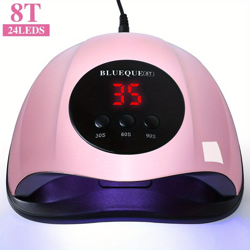 Professional /LED Nail Lamp with LCD Display & Sensor Suitable for /LED Nail Polish, 4 Timer Settings, Instant Nail Dryer for Gel Polish, Lamp for Home Salon, Nail Glue Tool, No Adapter Required Gift for DIY