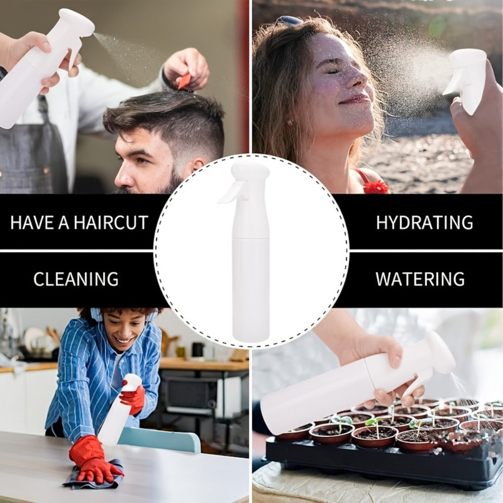Single Plastic Spray Bottle, 10.14oz Capacity, Produces a Fine Mist, Fragrance-Free, Suitable for Hair Styling, Gardening, And Plant Maintenance